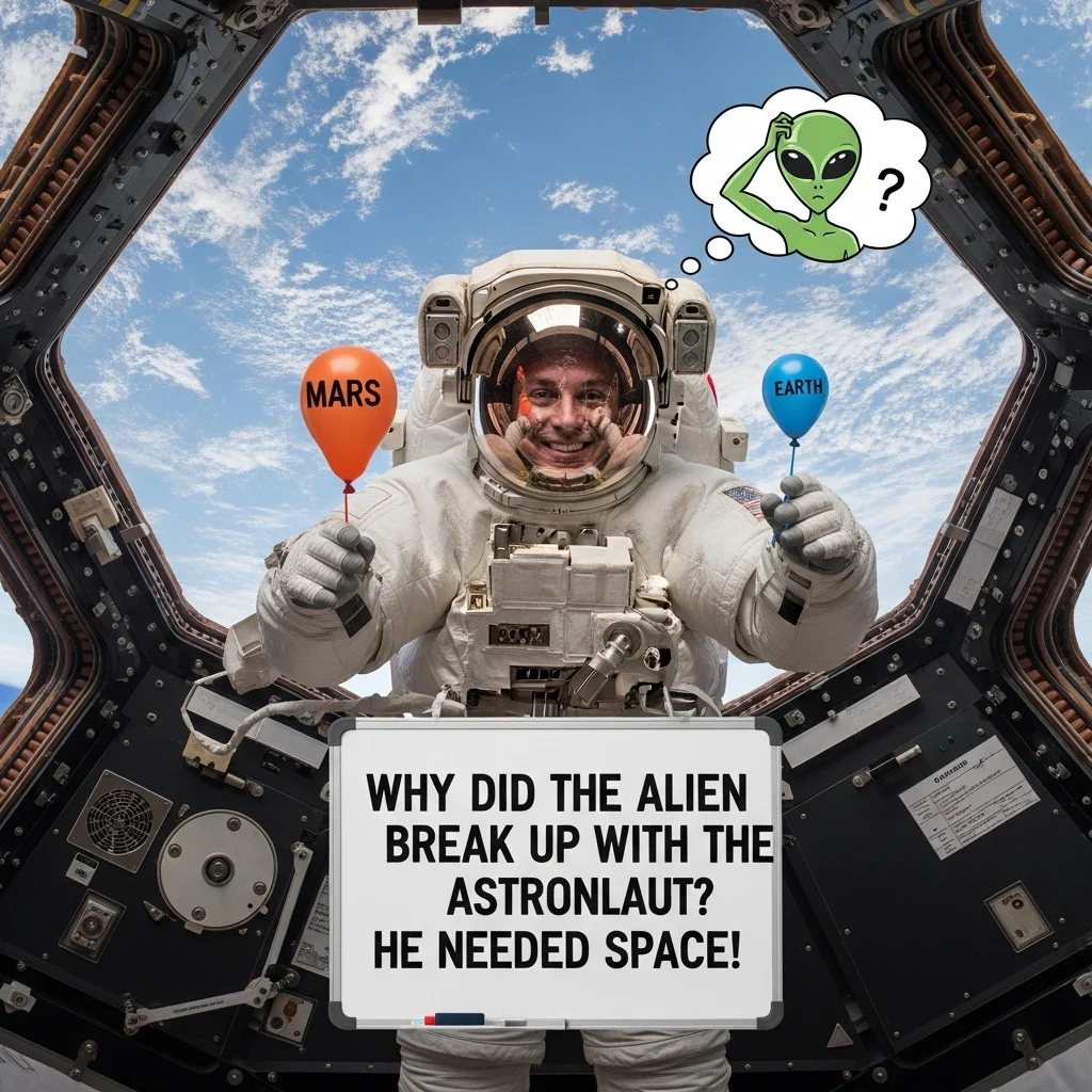 Astronaut Life Jokes 👨‍🚀😂