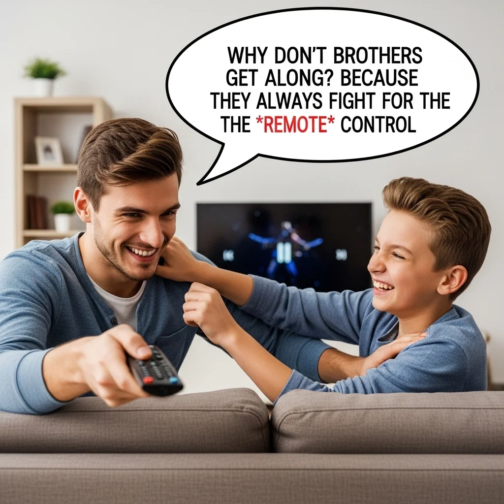 Brother Jokes for Kids 🧒