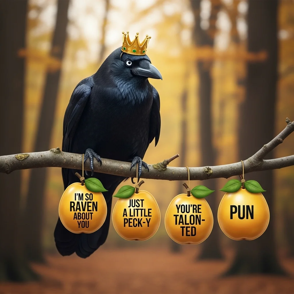 Caption Crow Puns 📸