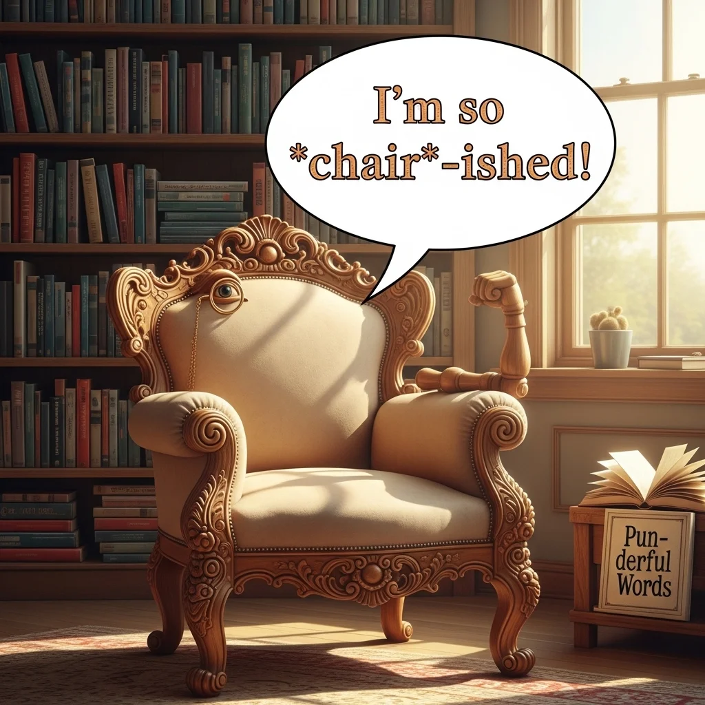 Caption-Ready Armchair Puns 📸