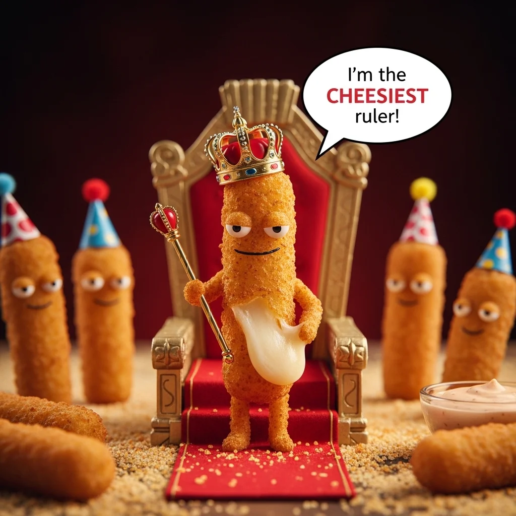 Caption-Ready Mozzarella Stick Puns 📸