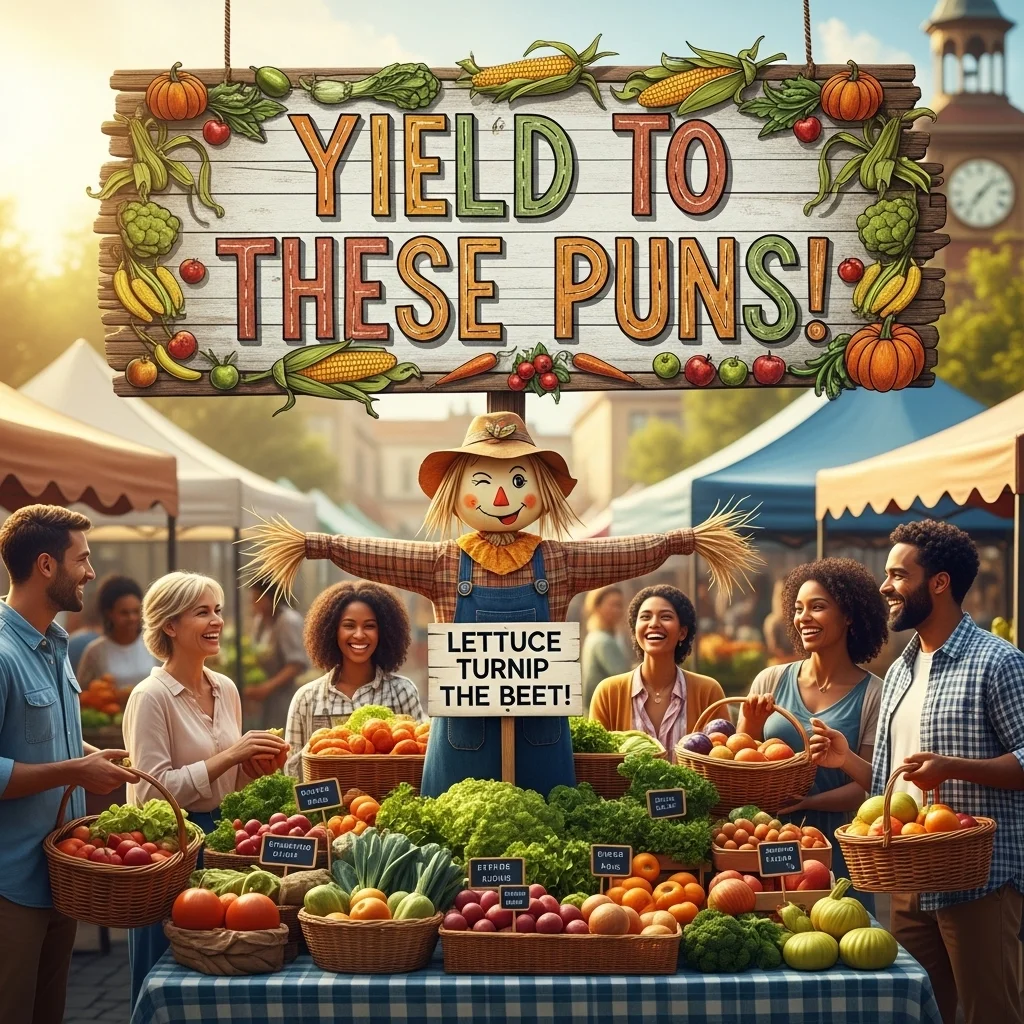 Caption-Ready Yield Puns 📸