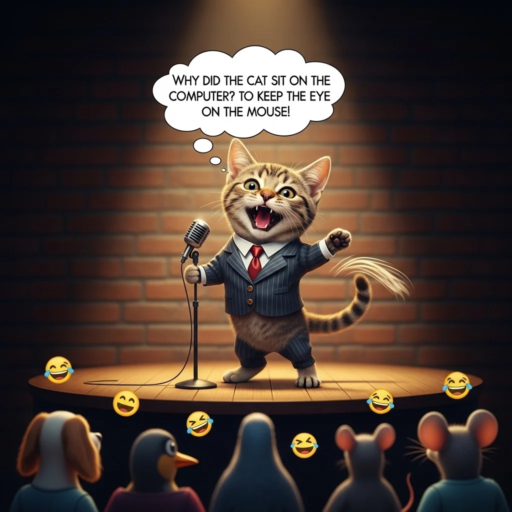 Caption-Worthy Cat Jokes 📸