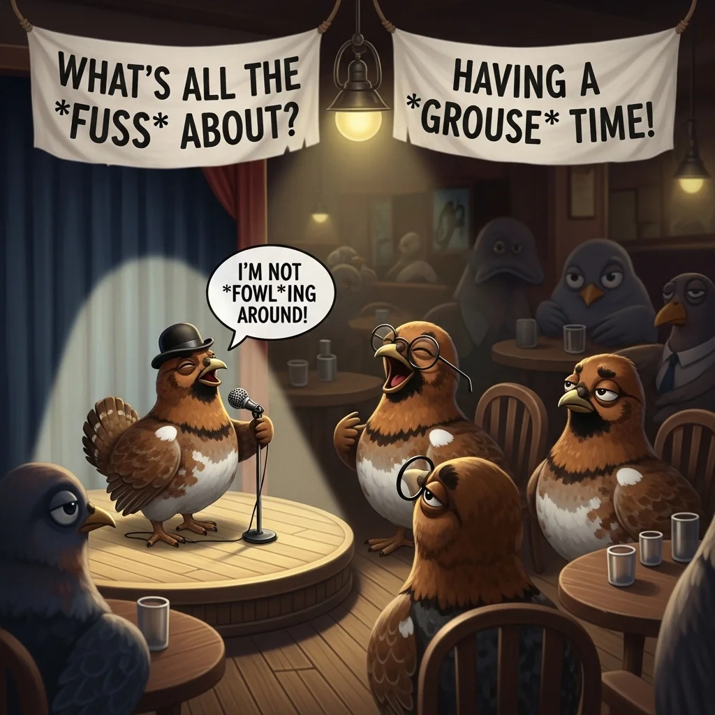 Caption-Worthy Grouse Puns 📸