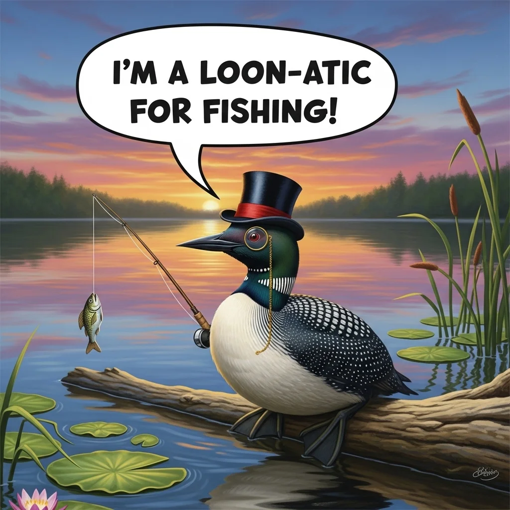 Caption-Worthy Loon Puns 📸