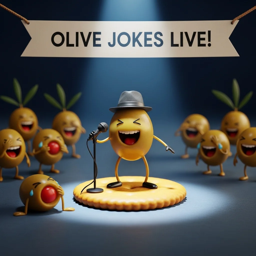 Caption-Worthy Olive Jokes 📸