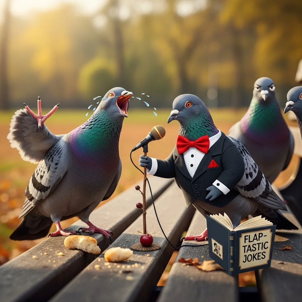 Caption-Worthy Pigeon Jokes 📸
