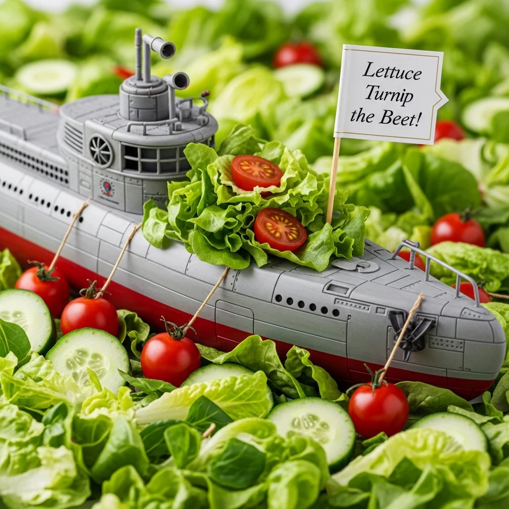 Caption-Worthy Salad Puns 📸