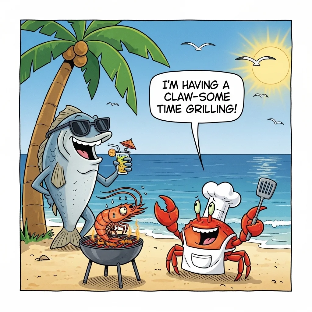 Caption-Worthy Seafood Jokes 📸