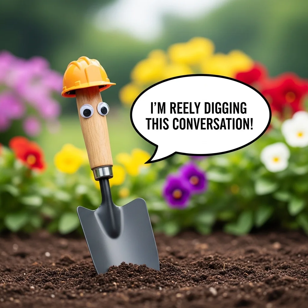 Caption-Worthy Trowel Puns 📸