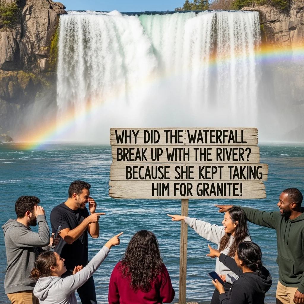 Caption-Worthy Waterfall Jokes 📸