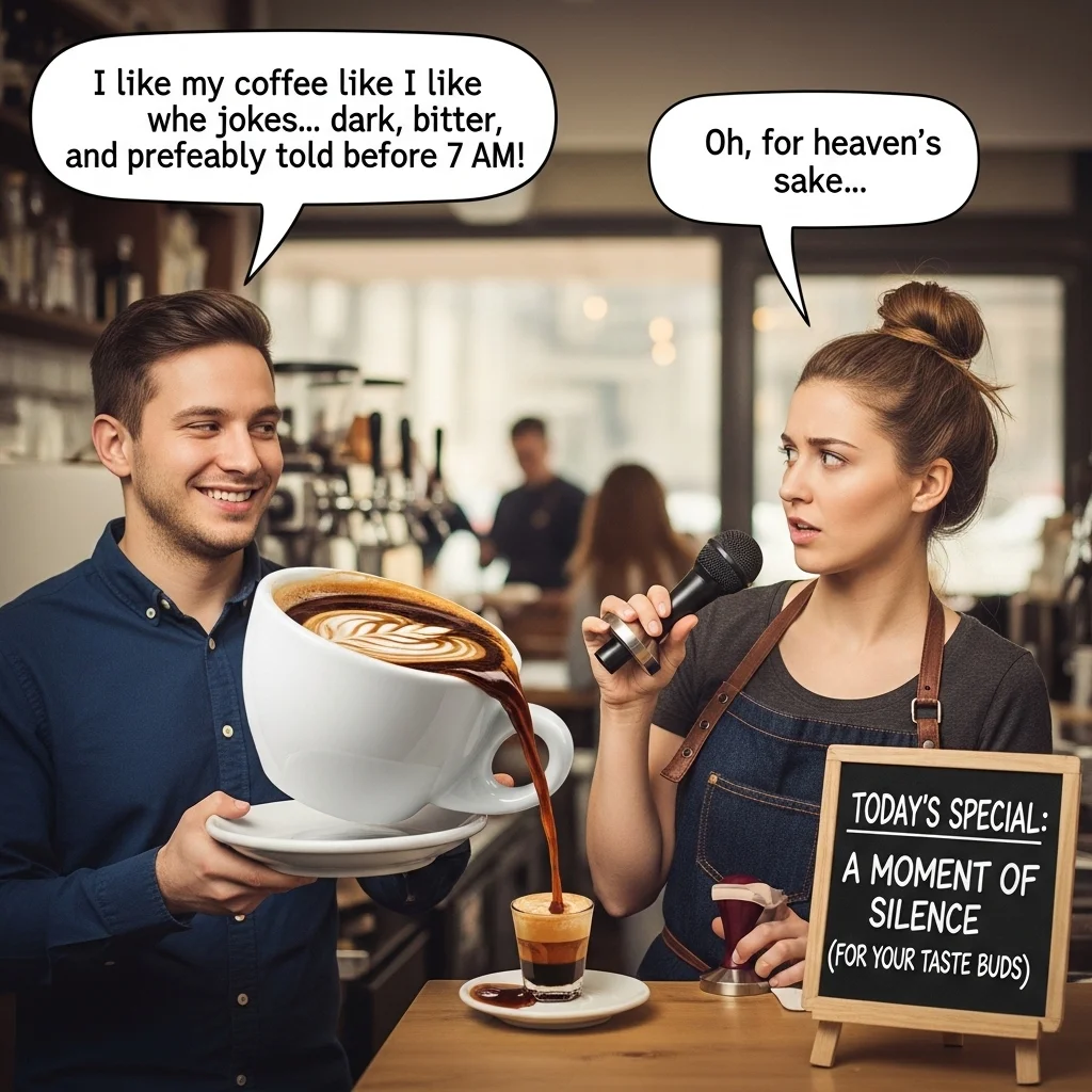 Classic Barista One-Liner Jokes ☕😂