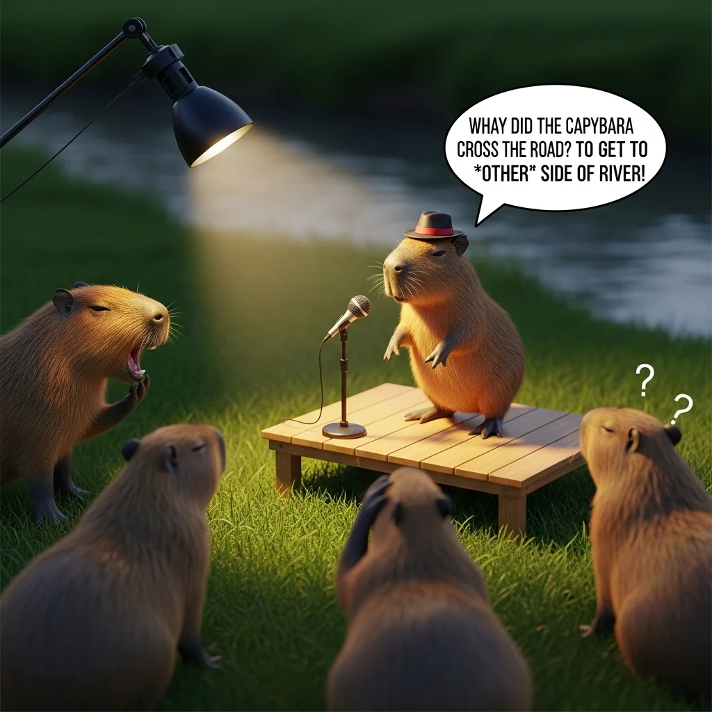 Classic Capybara One-Liner Jokes 🐹😂