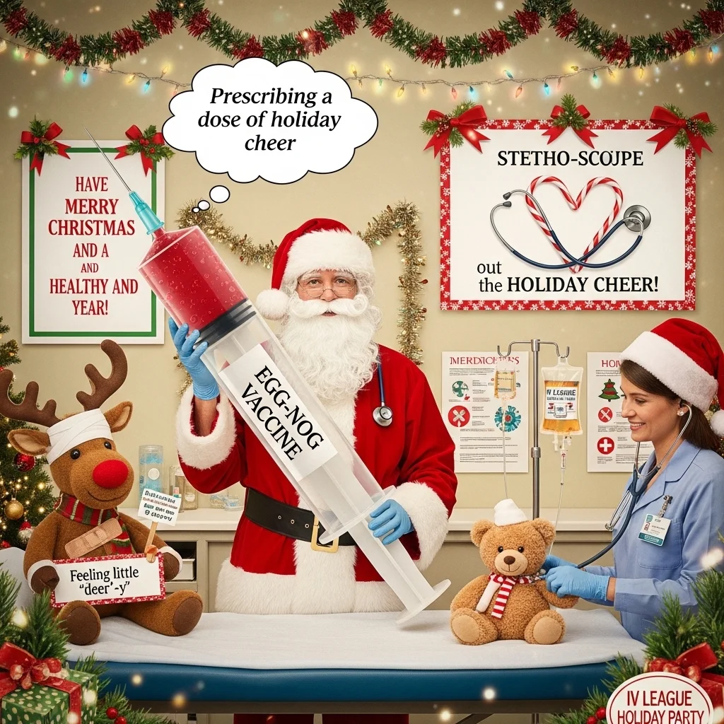 Classic Christmas Medical One-Liner Puns 🎄🩺😂