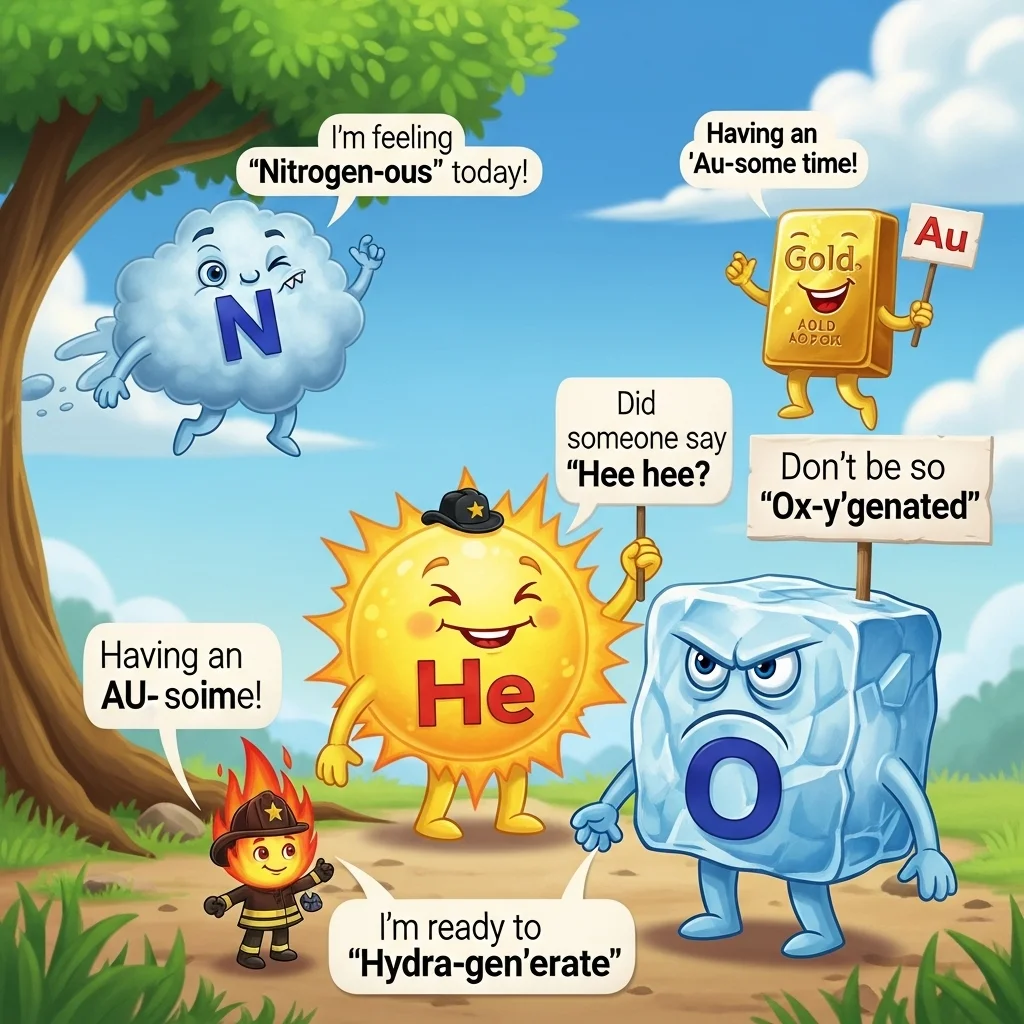 Classic Element One-Liner Puns 🧪😂