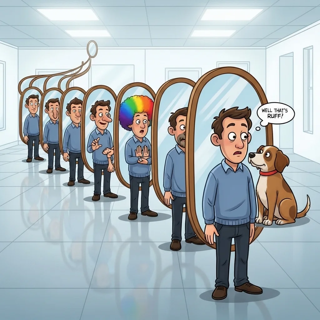 Classic Mirror One-Liner Jokes 🪞😂
