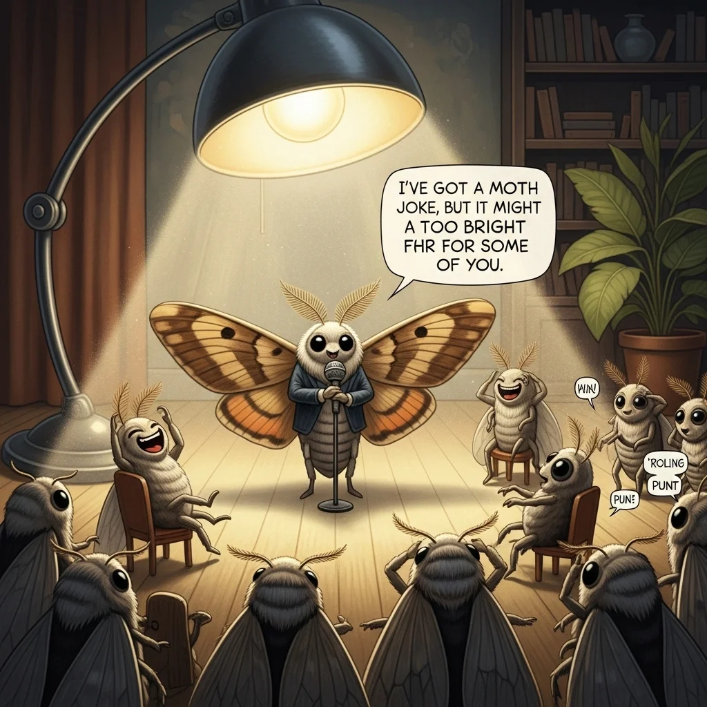 Classic Moth One-Liner Jokes 🦋😂