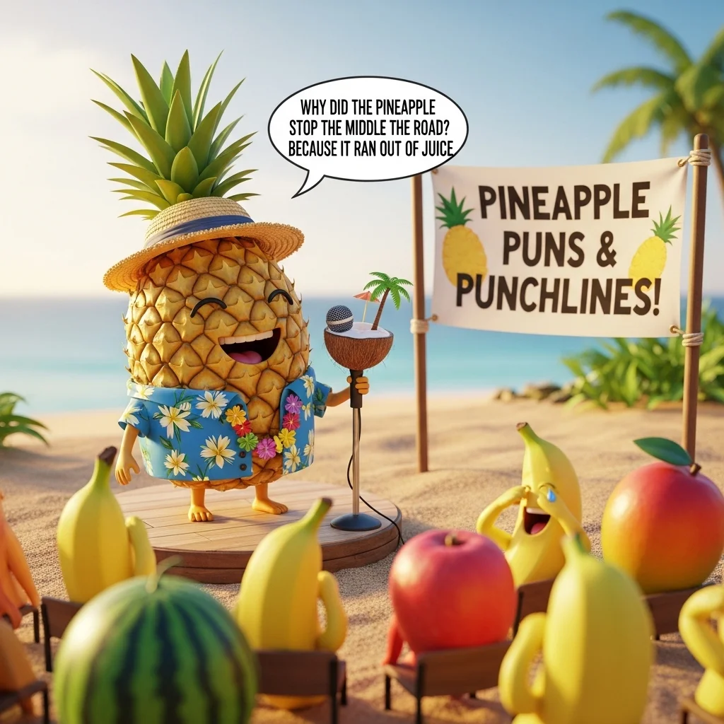 Classic Pineapple One-Liner Jokes 🍍😂