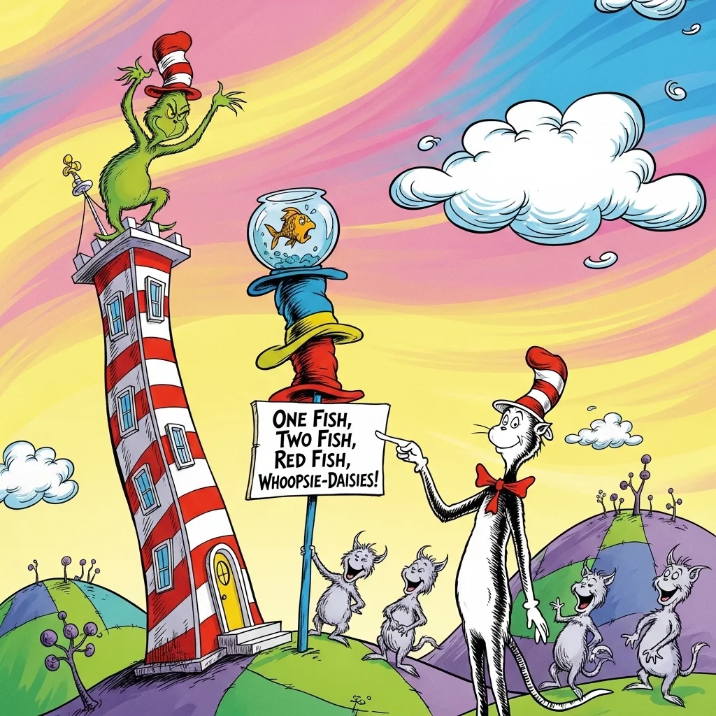 Classic Seuss-Style One-Liner Jokes 📚😂