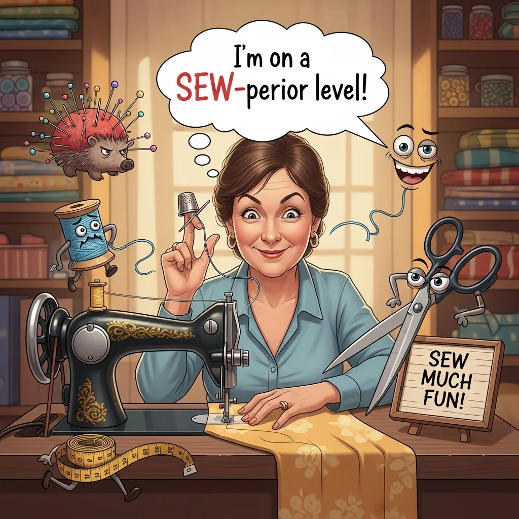 Classic Sewing One-Liner Jokes 🧵😂