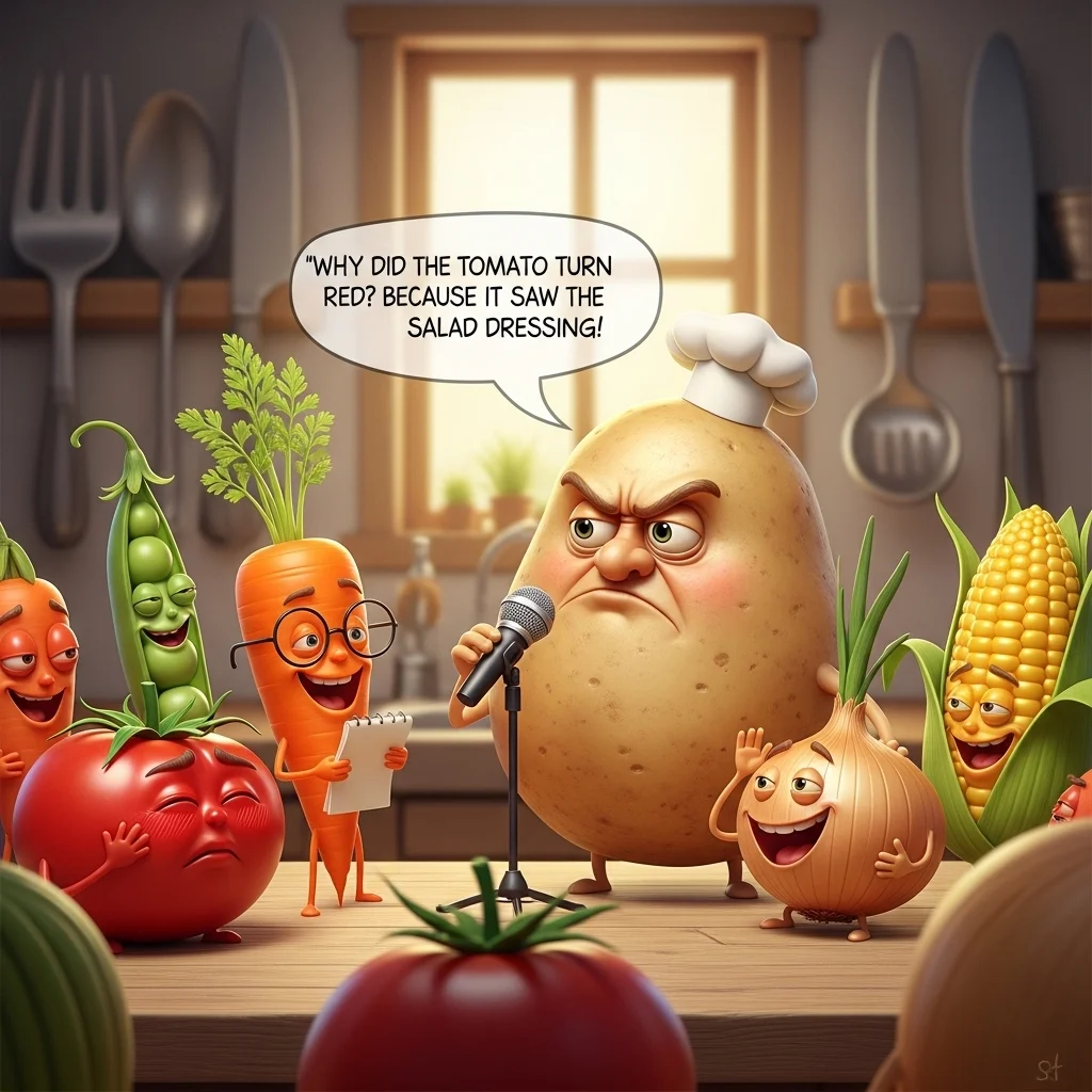 Classic Vegetable One-Liner Jokes 🥕😂