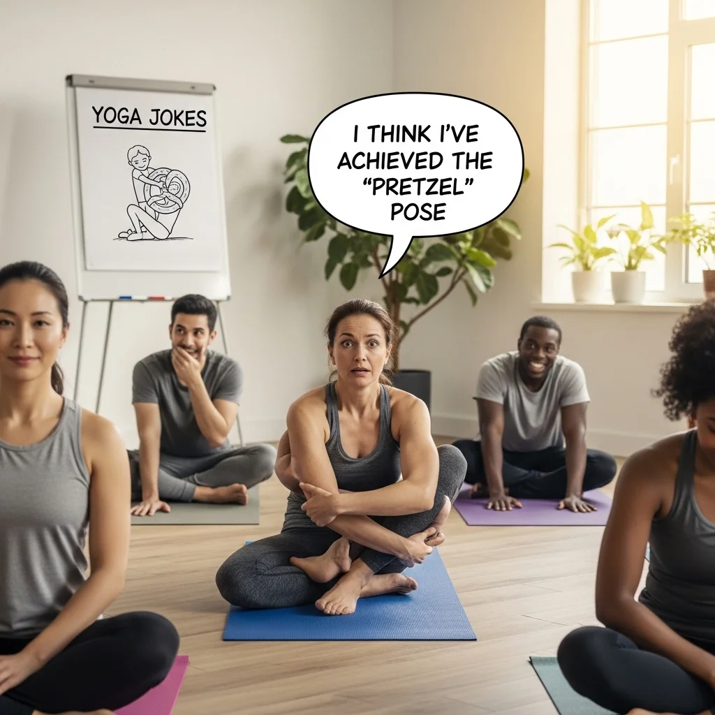 Classic Yoga One-Liner Jokes 🧘‍♂️😂