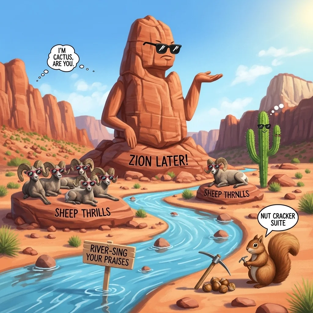 Classic Zion One-Liner Puns 🏜️😂
