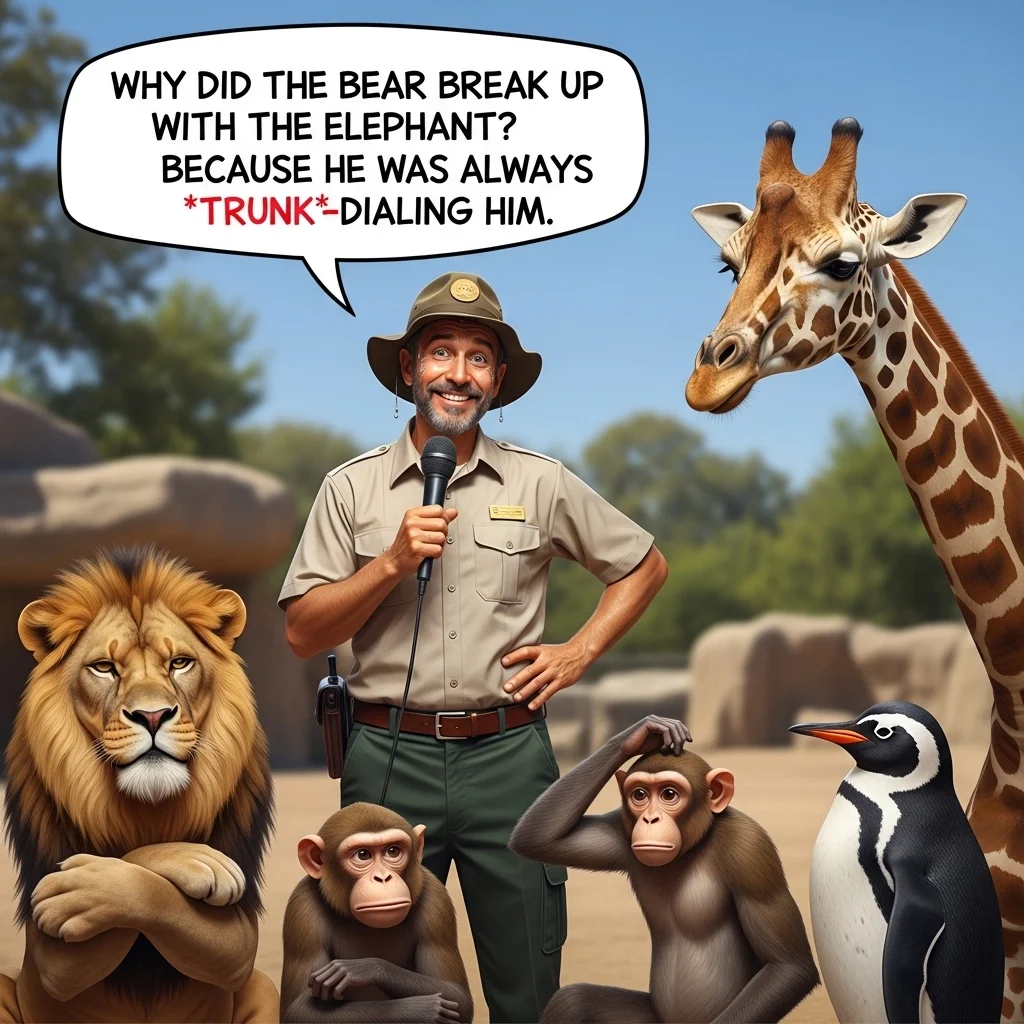 Classic Zoo One-Liner Jokes 🦁😂