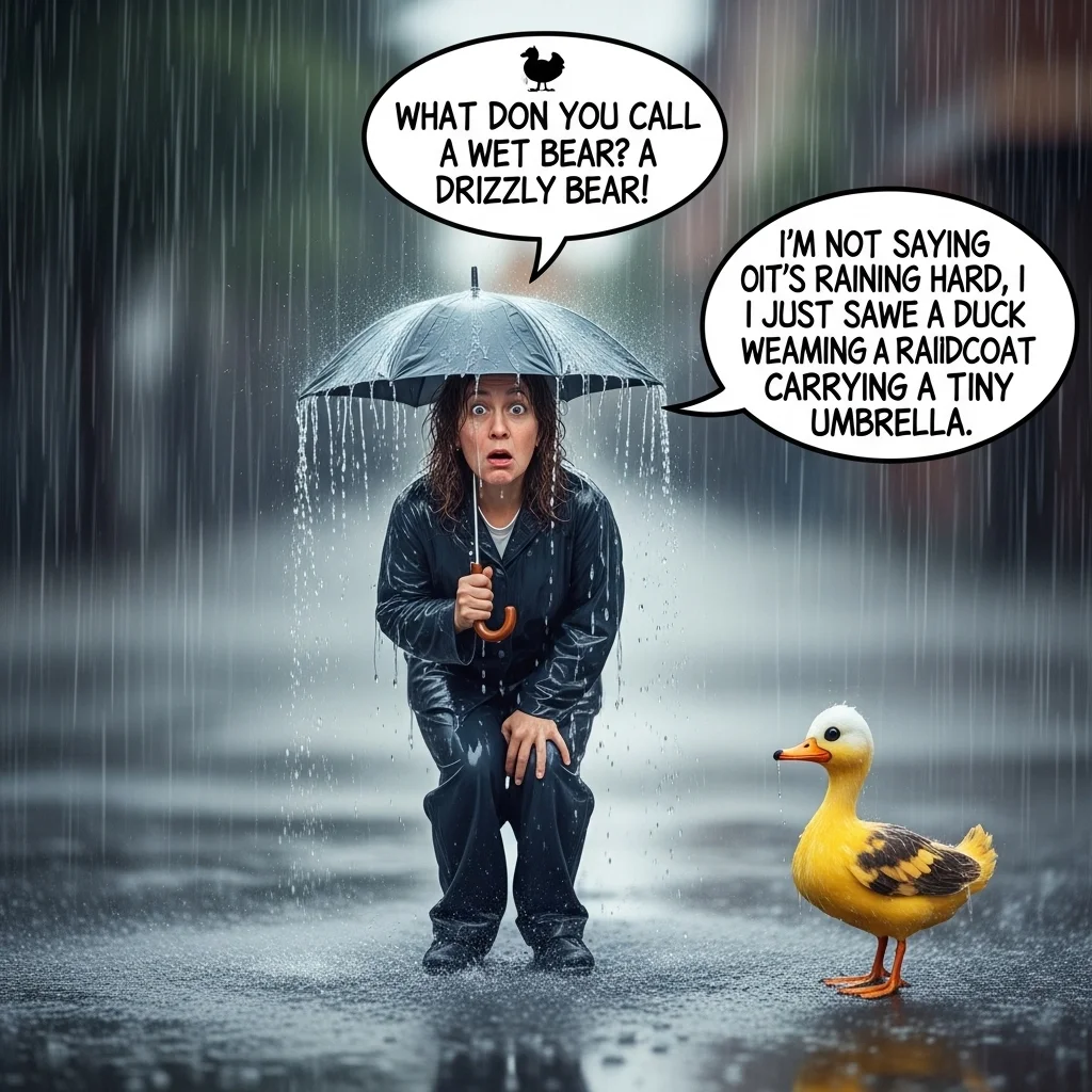 Cloud & Sky Rain Jokes ☁️😂