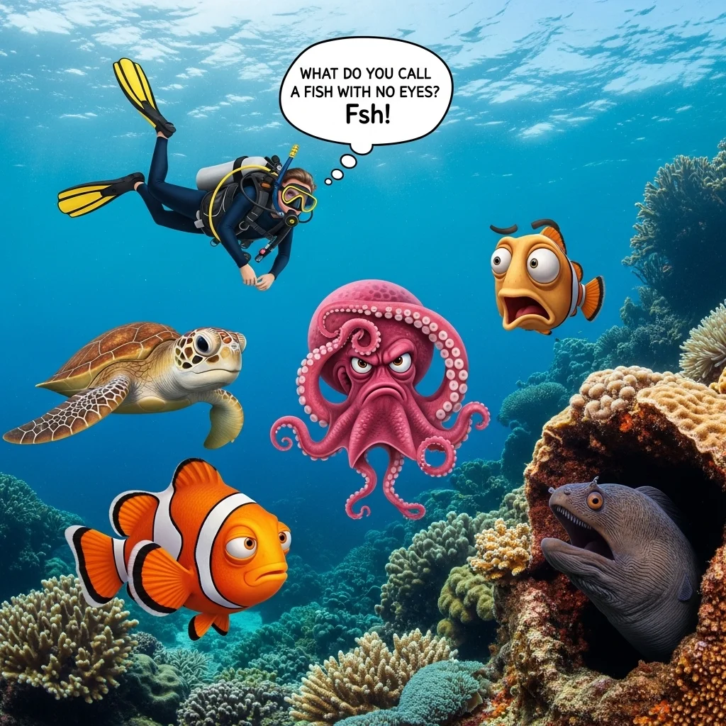 Deep Dive One-Liner Jokes 🌊😂