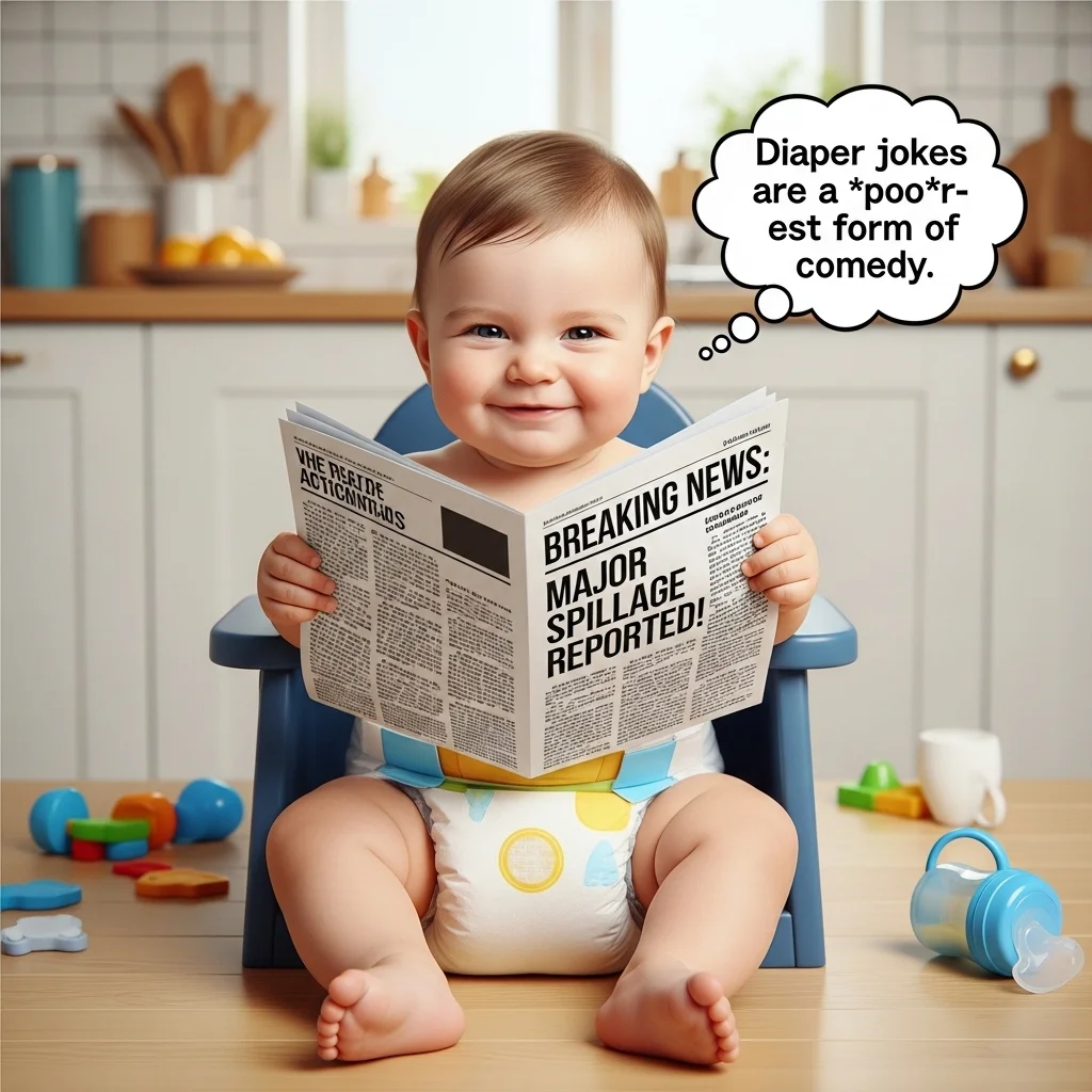 Diaper Change Moments Jokes 😂🍼