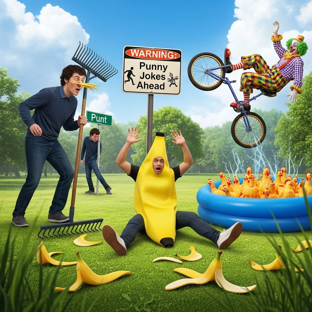 Funny Falling Down Jokes 😆