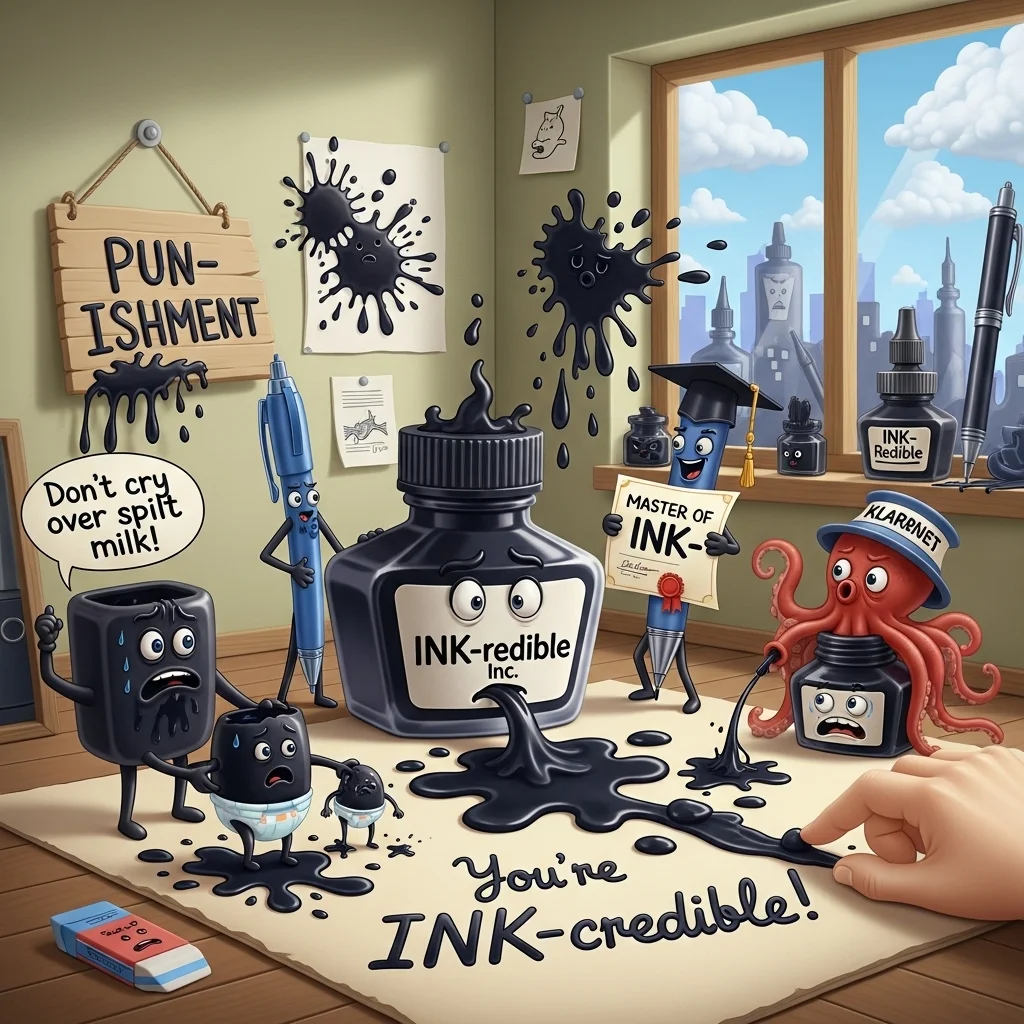 390+ Ink Puns That Will Make You Laugh 🖋️😂 2026 - PunJiggle
