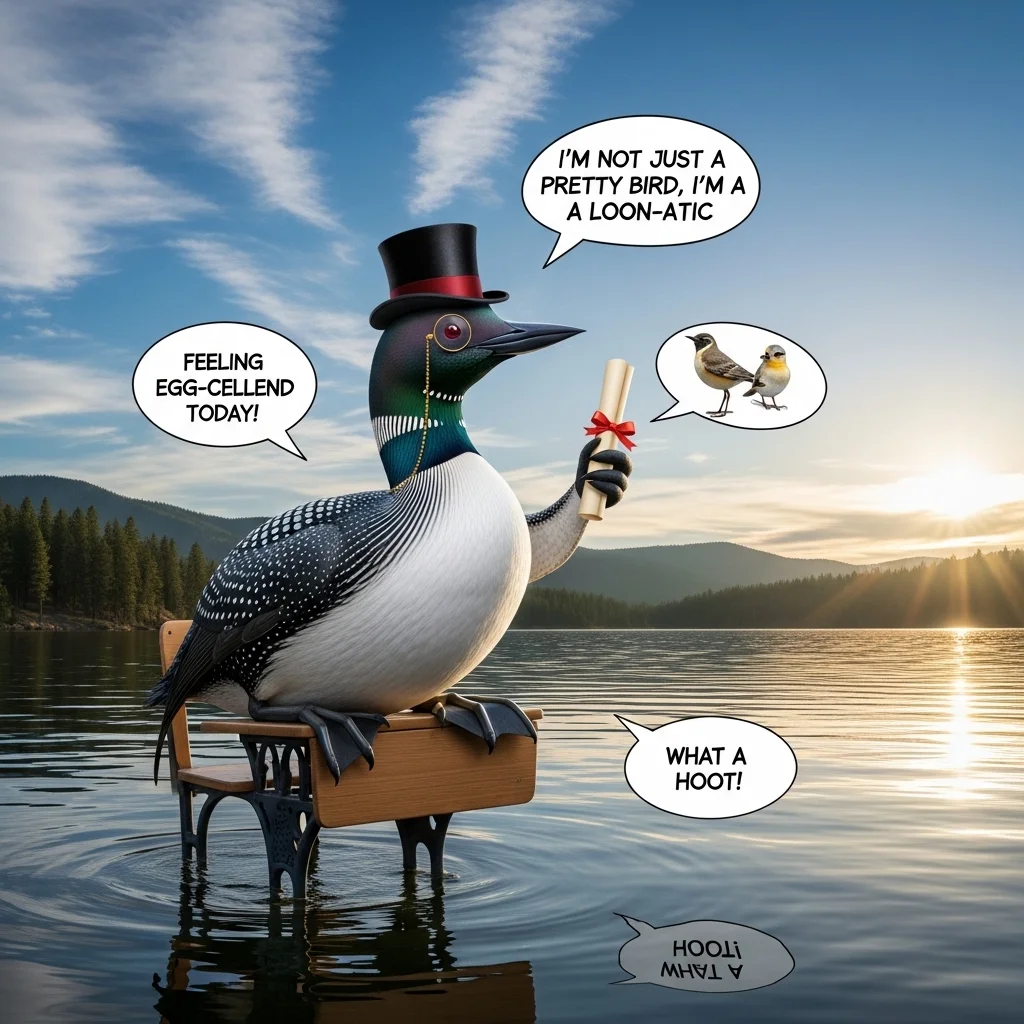 Funny Loon Puns 🐦