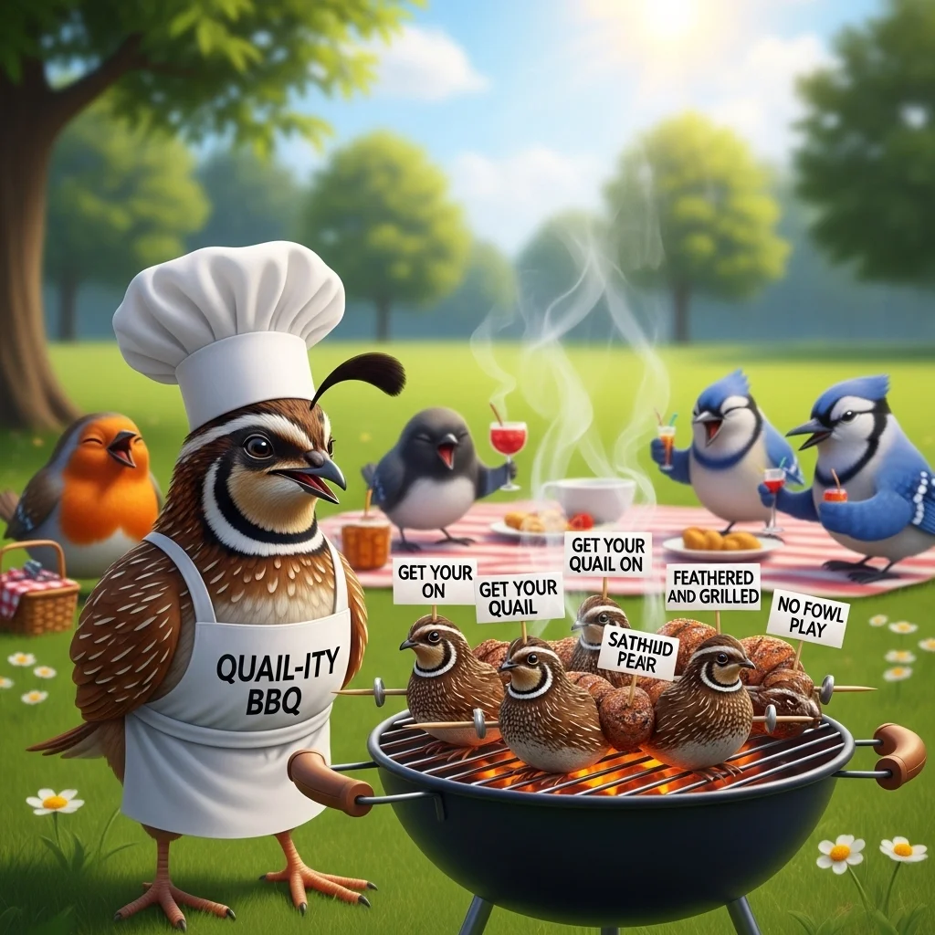 Funny Quail Puns 😂