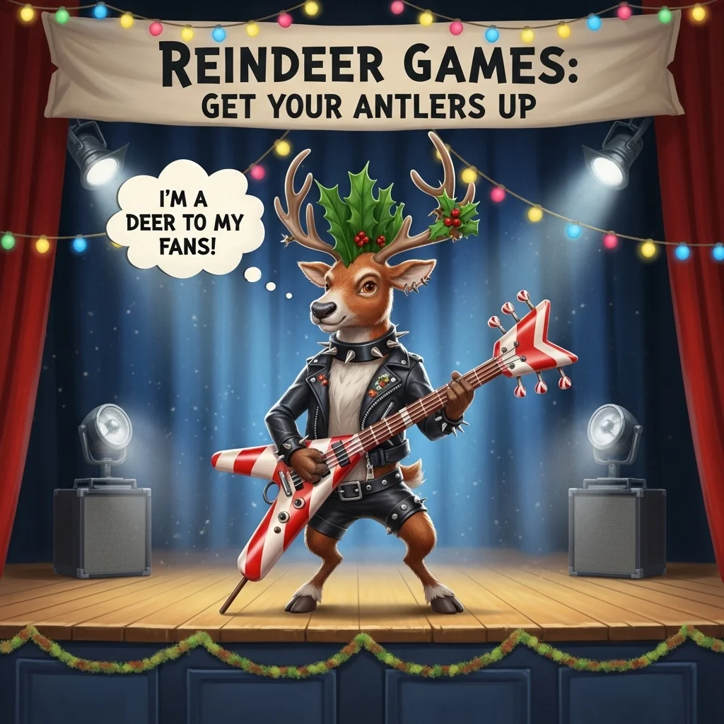 Funny Reindeer Puns 😂