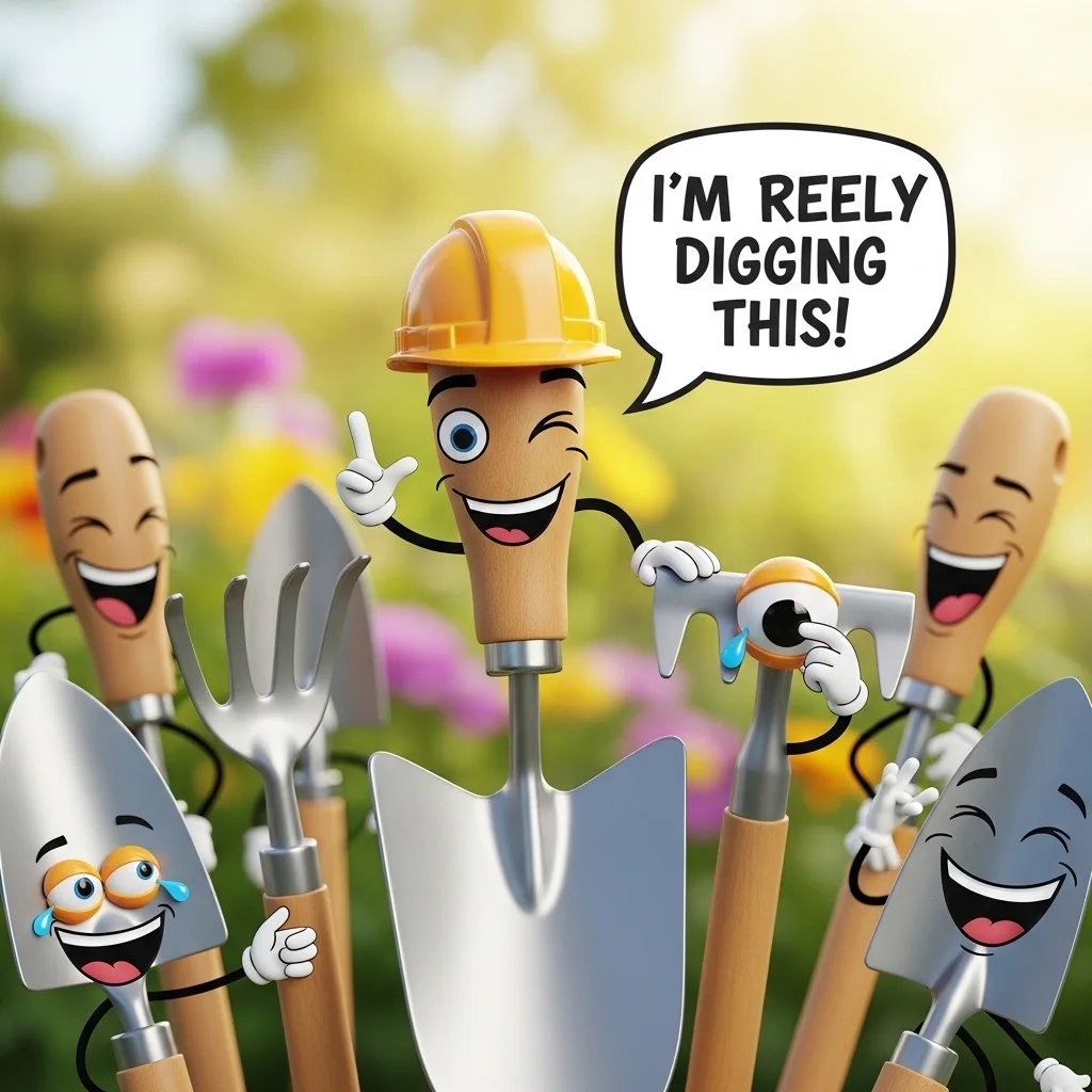 Funny Trowel Puns 🌱