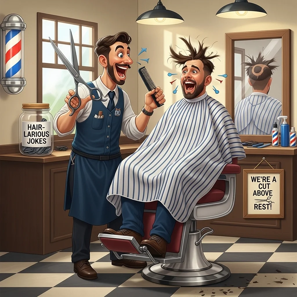Haircut & Style Jokes 💇‍♂️😂