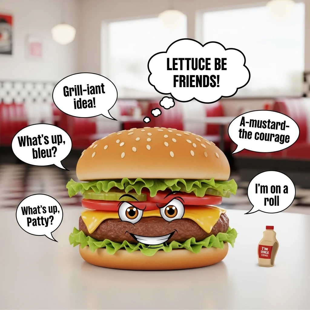 Hamburger Puns for Kids 🧒
