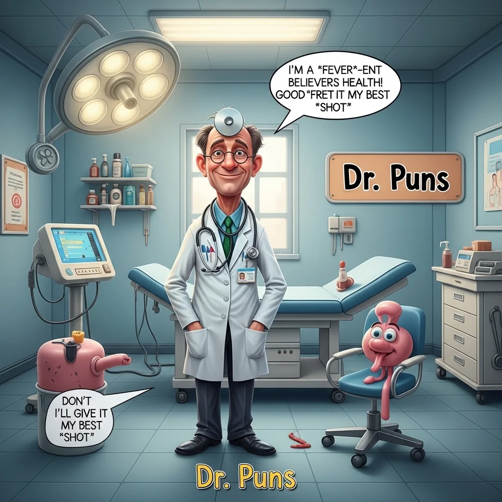 Hospital Life Dr Puns 🏥
