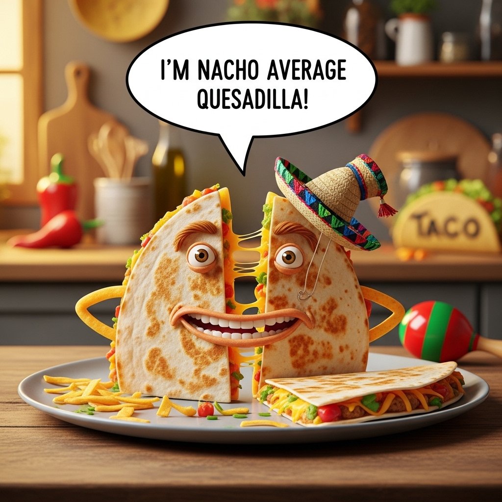 Kitchen & Cooking Quesadilla Jokes 👨‍🍳🧀
