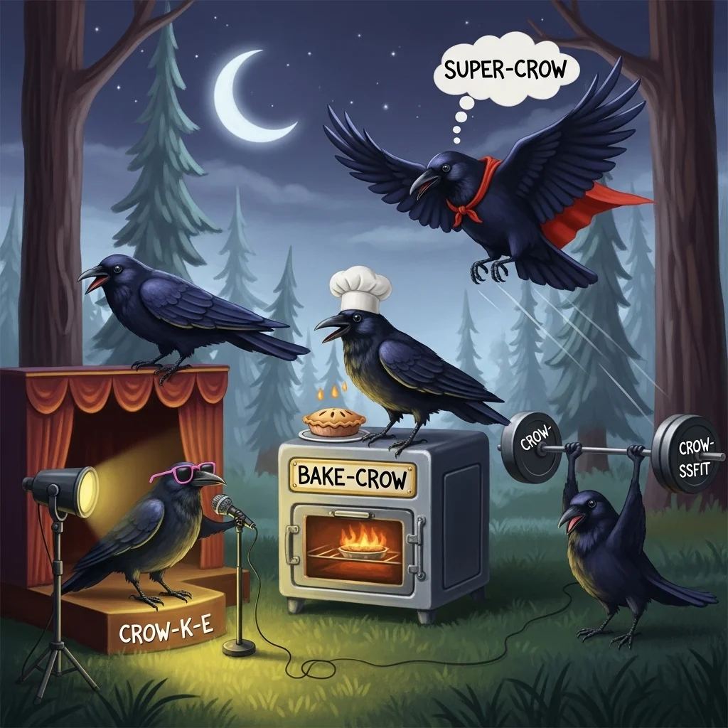 Lightly Edgy Crow Puns 😏