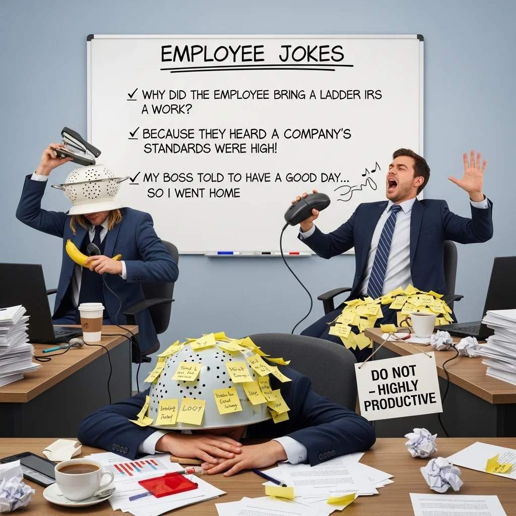 Office Chaos Employee Jokes 🏢