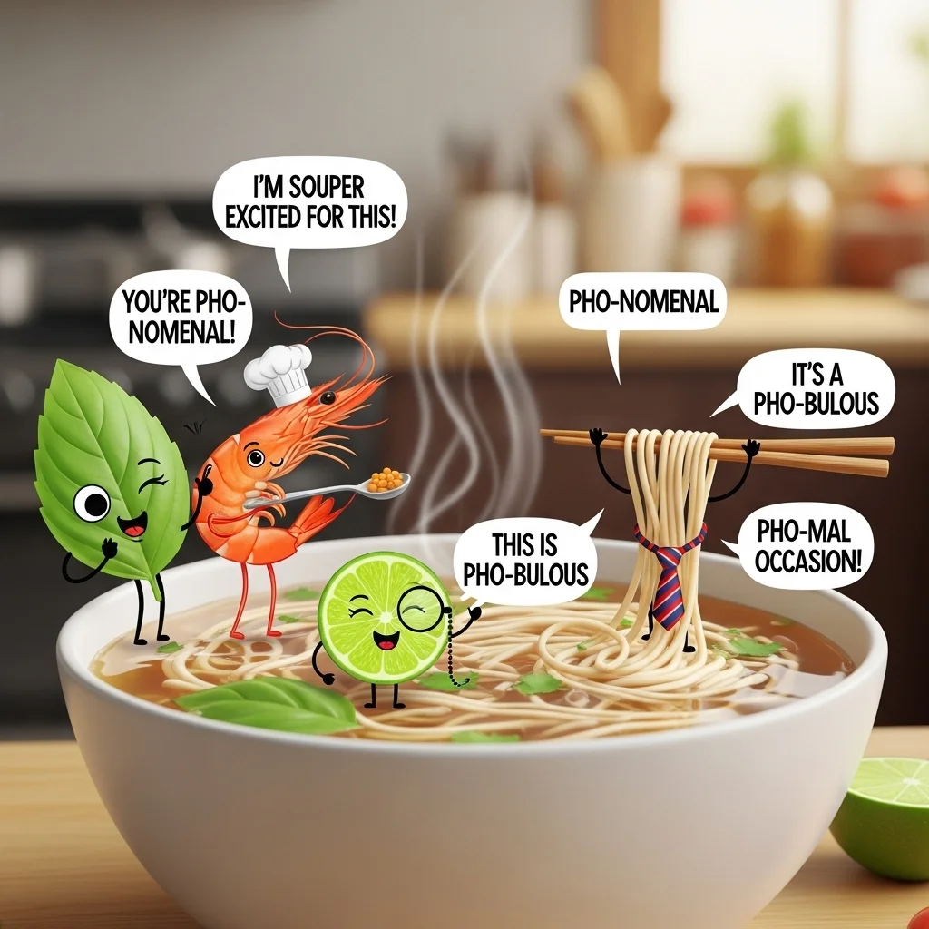 Pho Name Puns 🍜✨