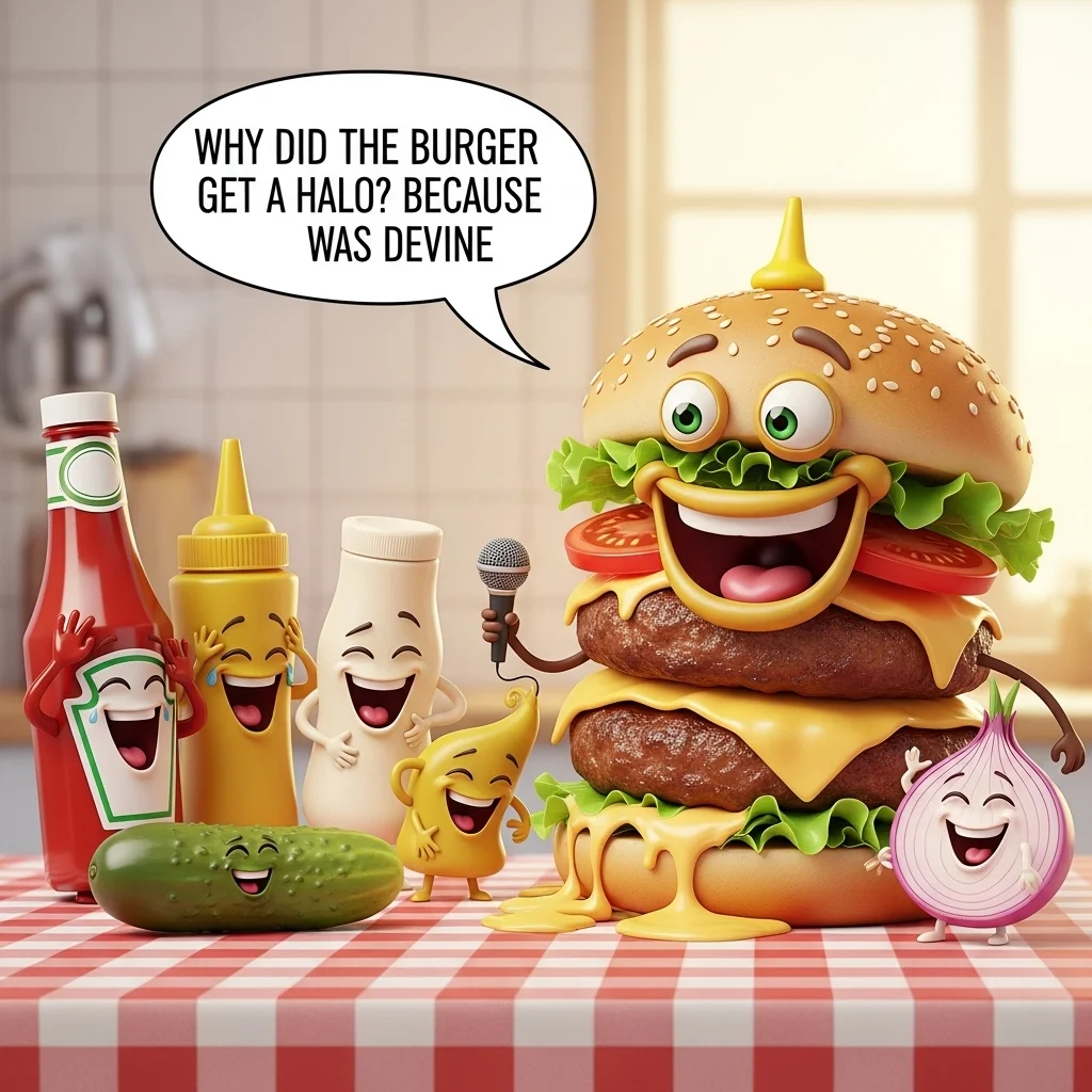 Random Burger Chaos Jokes 🤪🍔