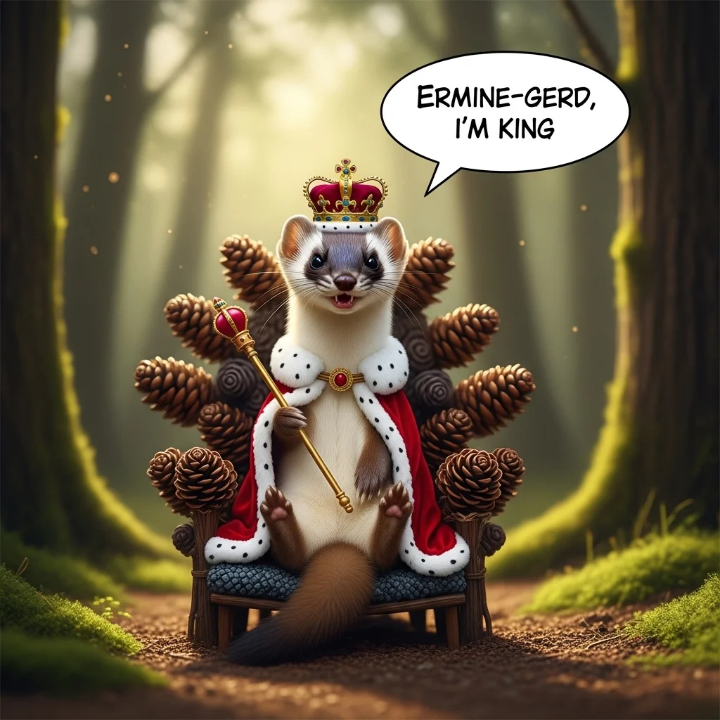 Random Ermine Puns for Any Mood 🎲