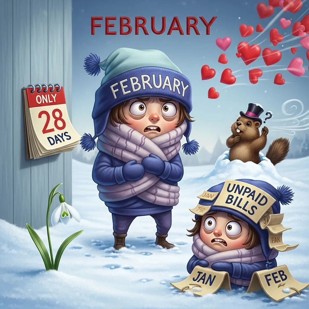 Random February Chaos Jokes 🤪📅