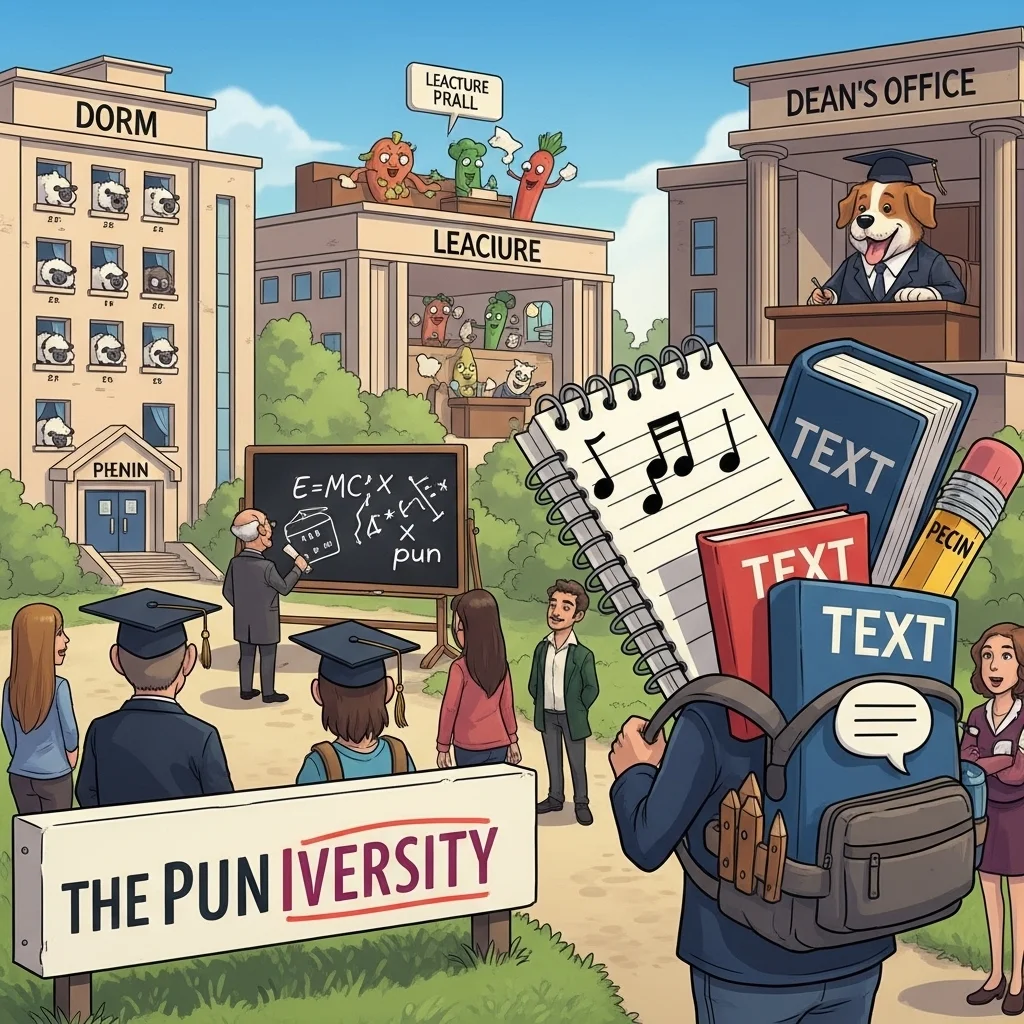 Random Funny University Puns 🤪🎓