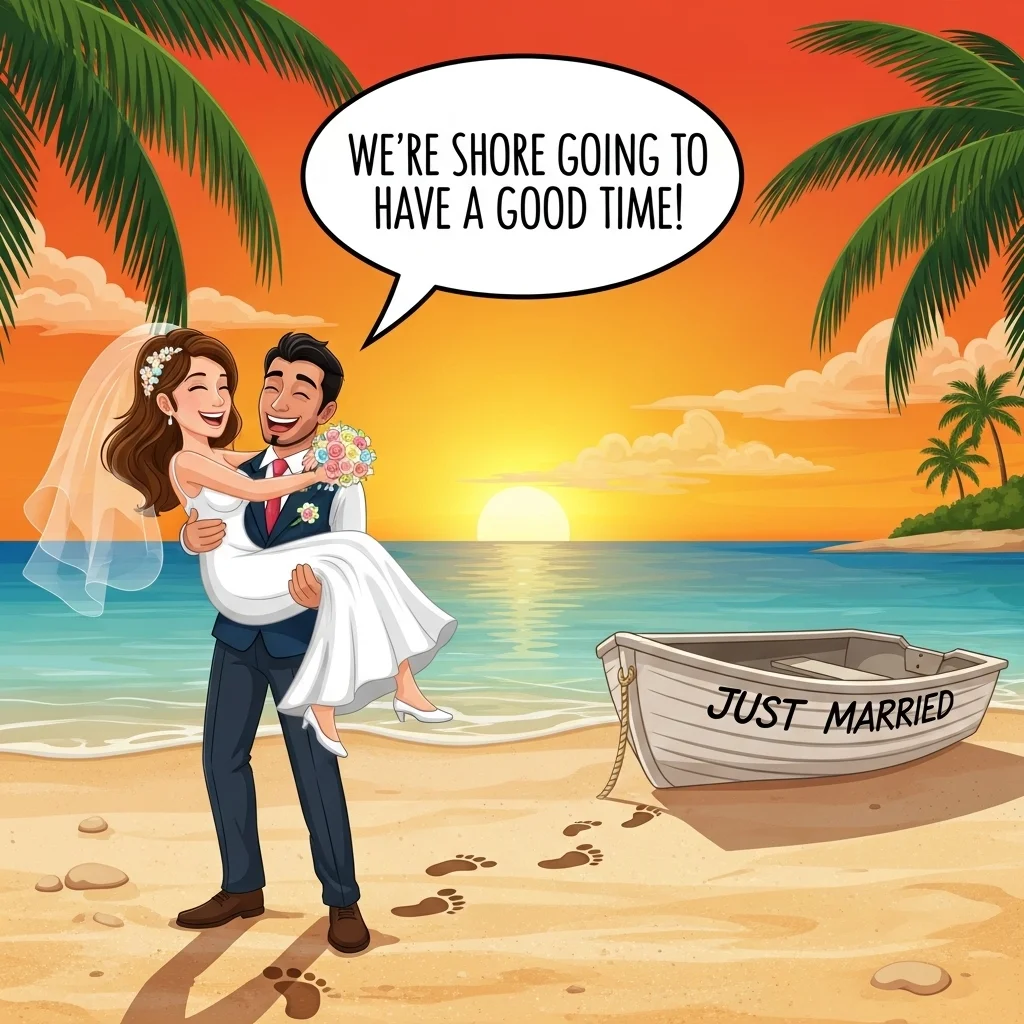 Random Honeymoon Chaos Puns 🤪💕