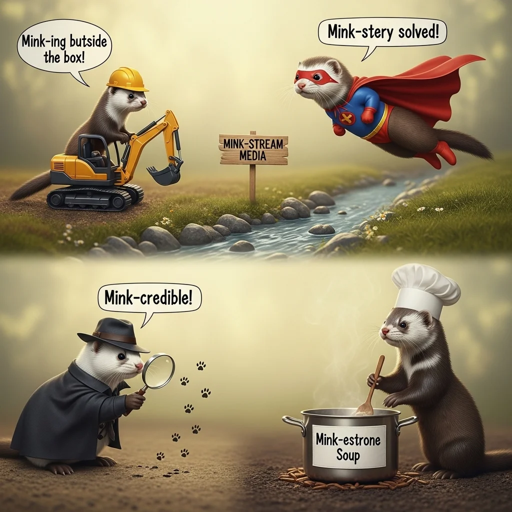 Random Mink Puns for Any Mood 🎲